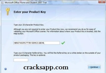 MS Office 2007 Product Key Crack With Serial Key Free Download